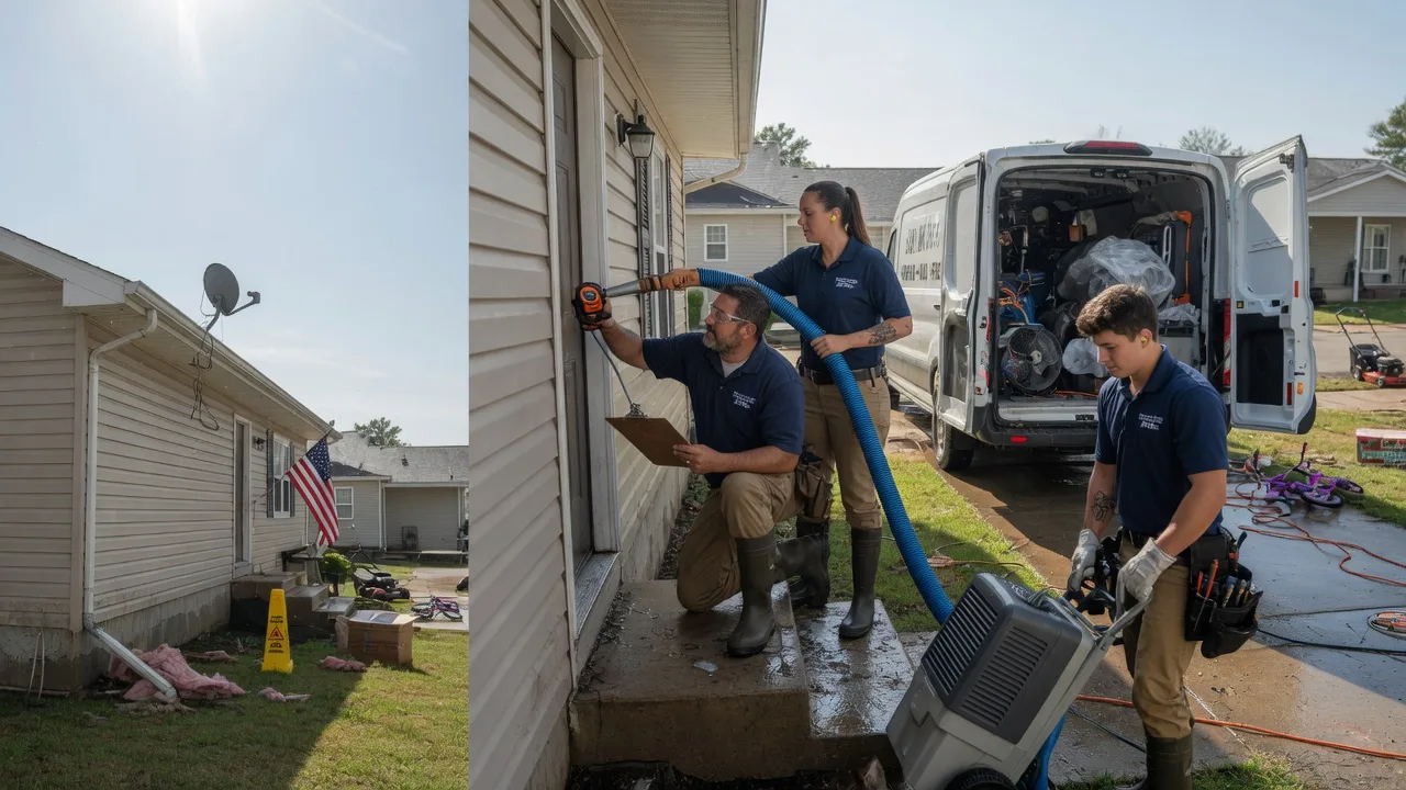 Ceiling Water Damage Restoration in Carmichaels, PA near me